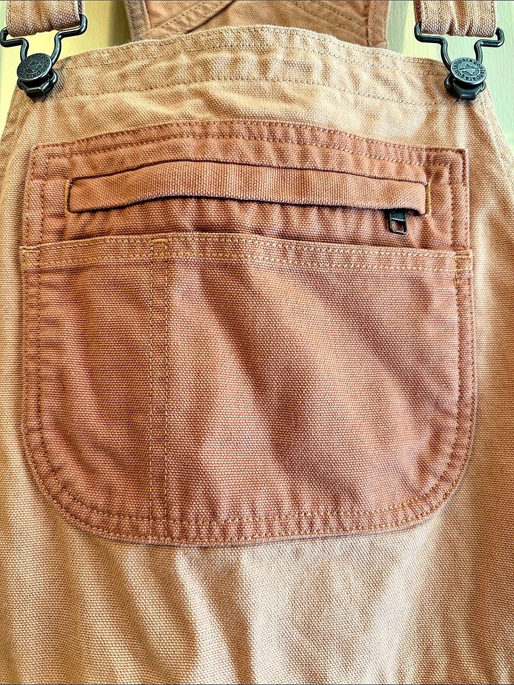 Patagonia Women's Stand Up Overalls - 5" Terra Pink Medium new without tags - Picture 3 of 4